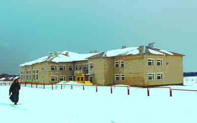 Энергоэффективная сельская школа в Ярославской области (фасад)